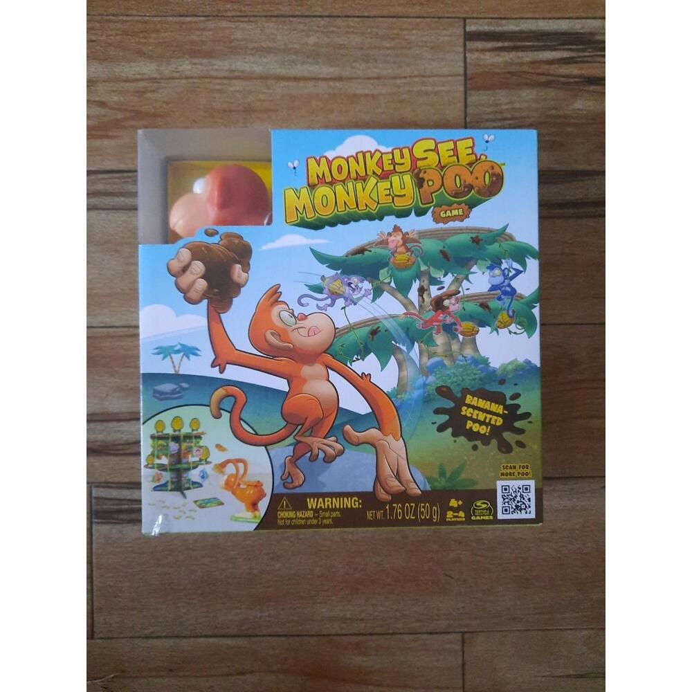 NEW Monkey See Monkey Poo Board Game 2-4 Players Ages 4+‎ Banana Scent